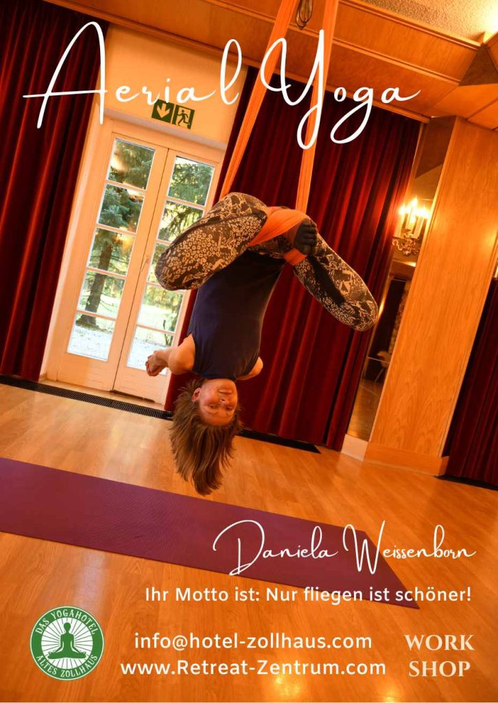 Schwerelos zum Glück - Aerial Yoga Workshop mit Daniela Weissenborn 1