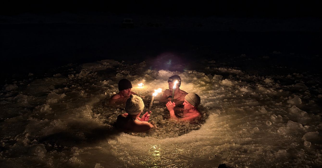 Eisbaden mit der Wim Hof Methode