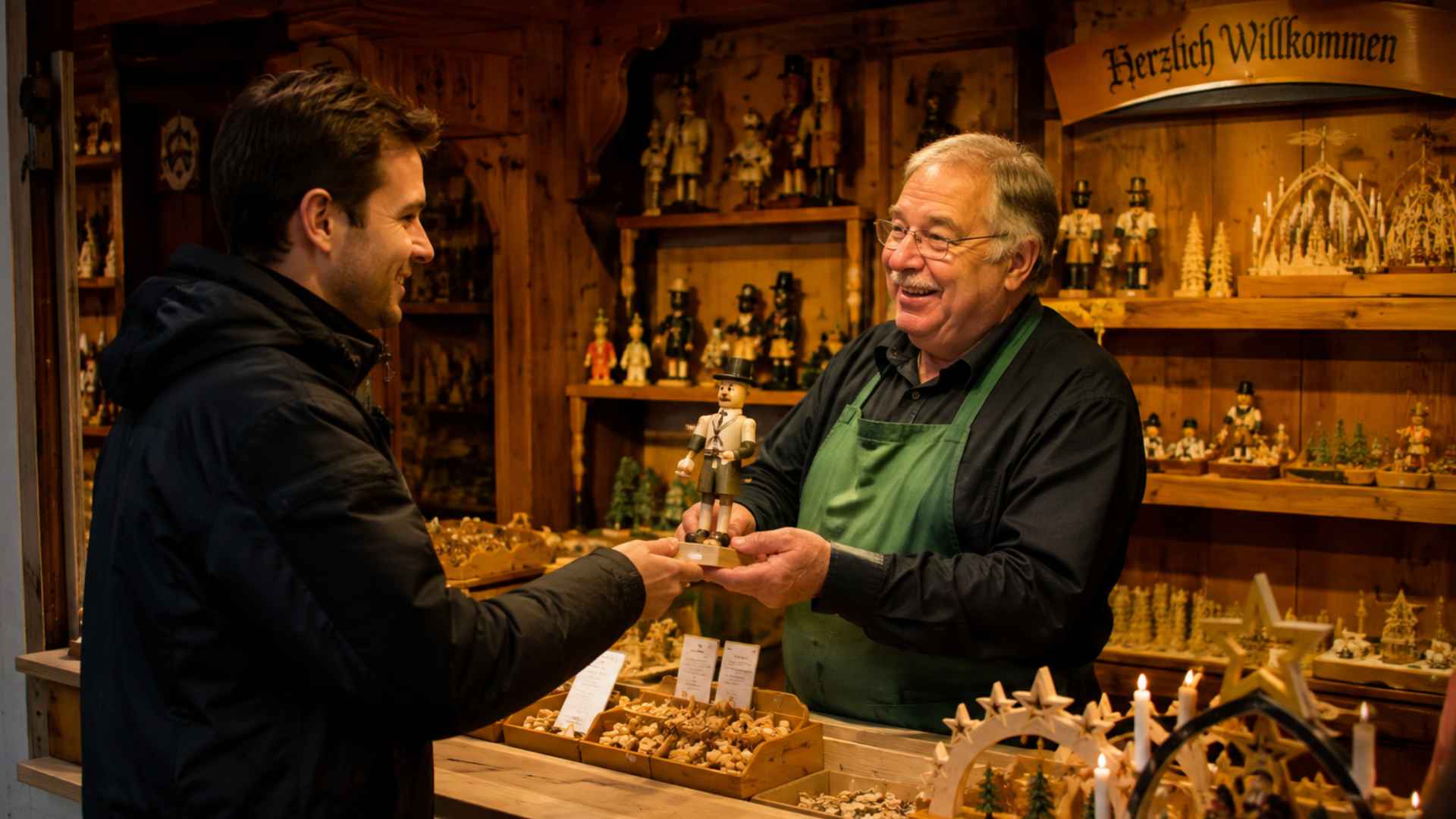Ore Mountain wood art tradition in the workshop
